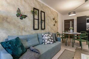 Apartamento superluxo | Sala de estar | Smart TV