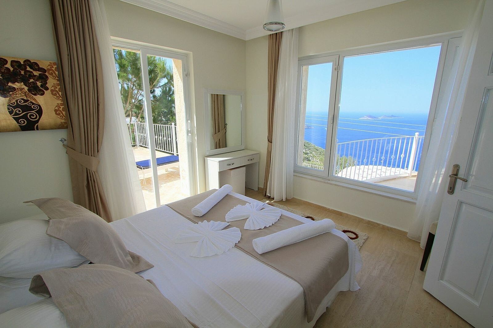 Stunning villa with Pool and Extensive Terraces Magnificent Views of Kalkan Bay.
