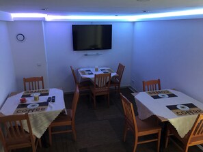 Daily buffet breakfast (EUR 6.5 per person)