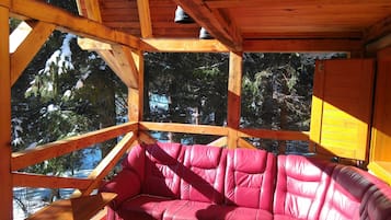 Chalet Basic, 2 kamar tidur | Teras/patio