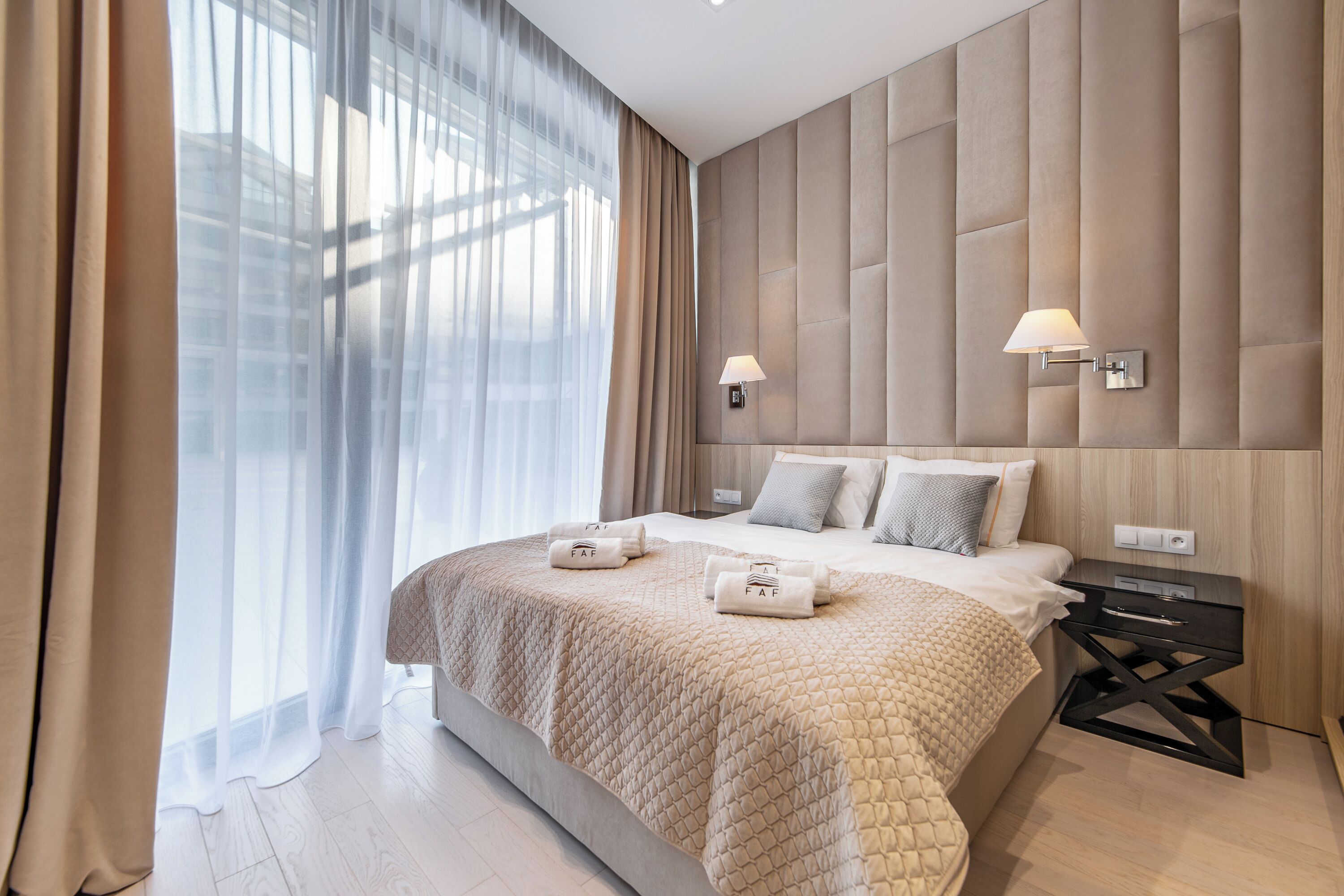 Deluxe Apartment, 2 Bedrooms (I) | Iron/ironing board, free WiFi, bed sheets