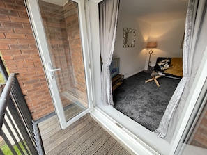 Apartment, Private Bathroom, Courtyard View (Top Floor - LA 35) | Balcony view - Grand Central Littleover Deluxe (Derby)