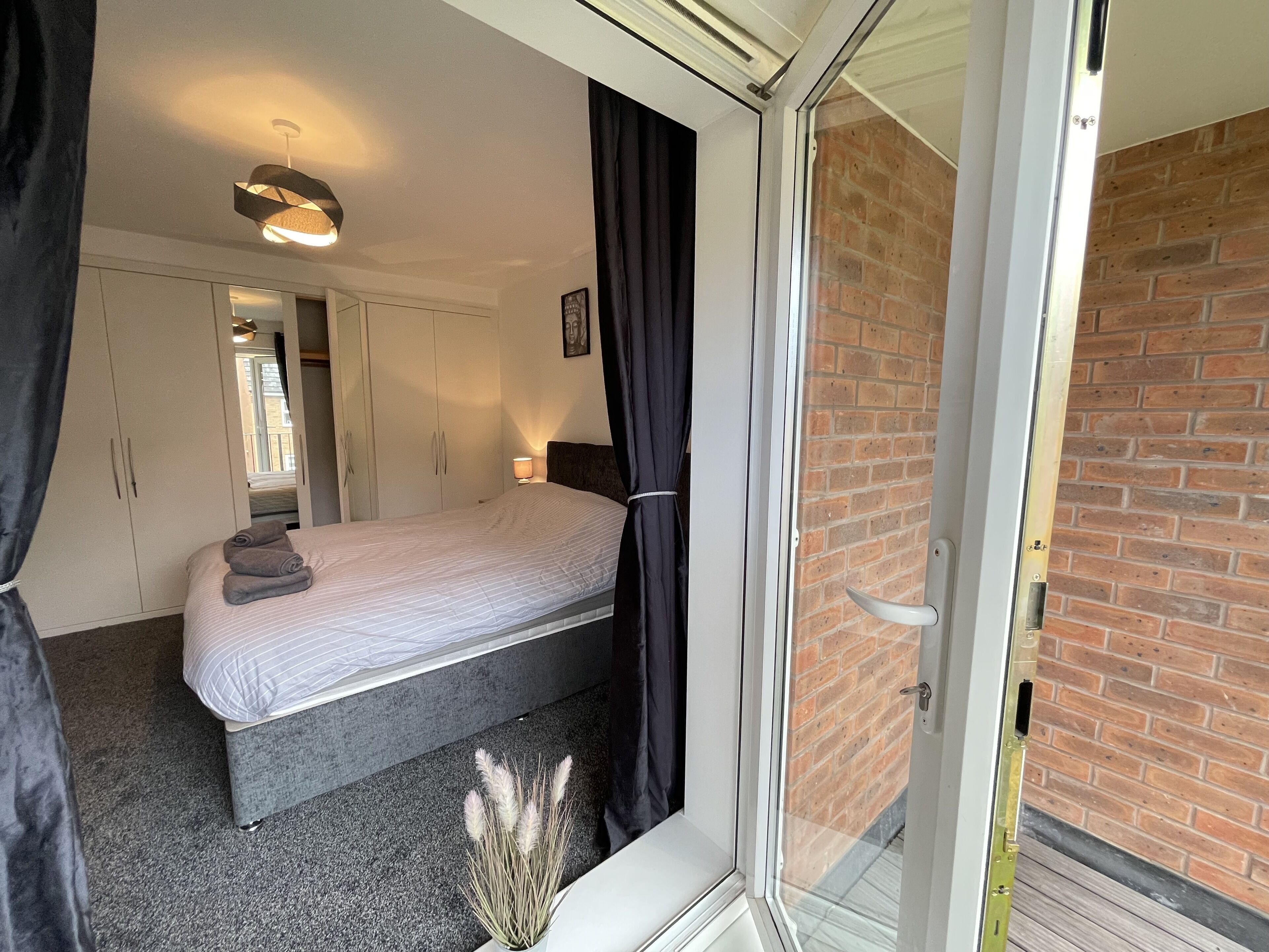 Lägenhet - privat badrum - utsikt mot innergården (Top Floor - LA 35) | 2 sovrum