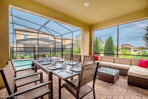 House (6 Bedrooms) | Balcony - NEW DEC 2018! Solterra 6bd/4ba Pool Home #6st452 (Davenport)