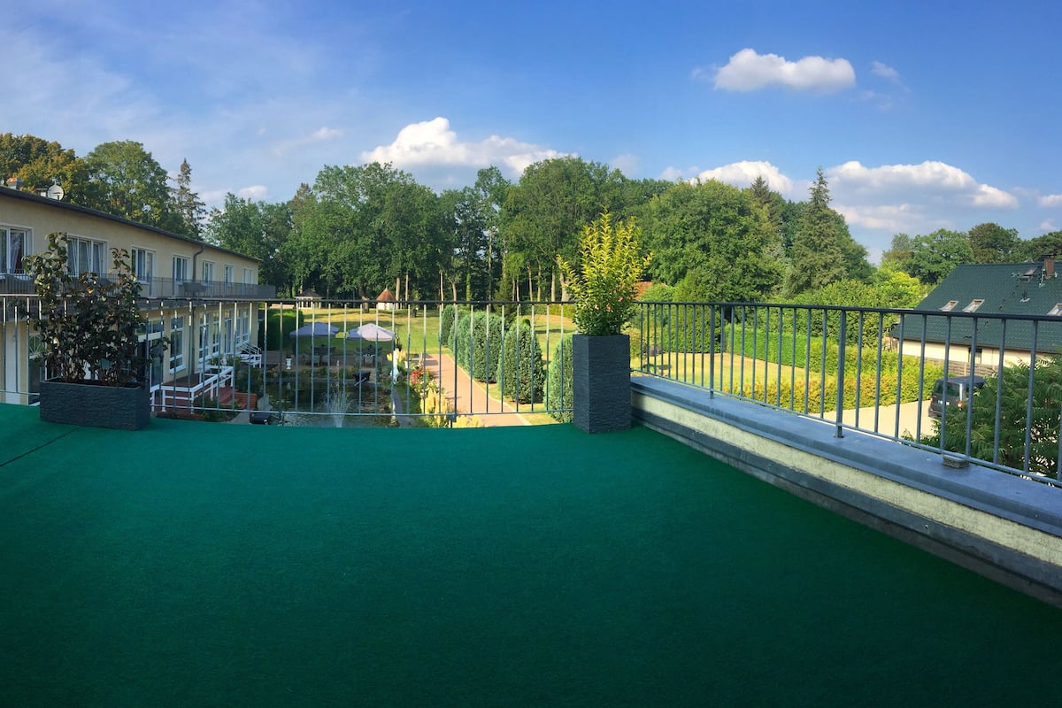 Apartamento luxo, sacada | Sacada