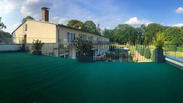 Deluxe-Apartment, Balkon | Balkon