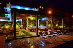 Front of property – evening/night