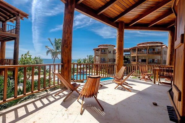 Condo, 3 Bedrooms | Terrace/patio - Indigo Belize 4B 3 Bedroom Condo by RedAwning (San Pedro)