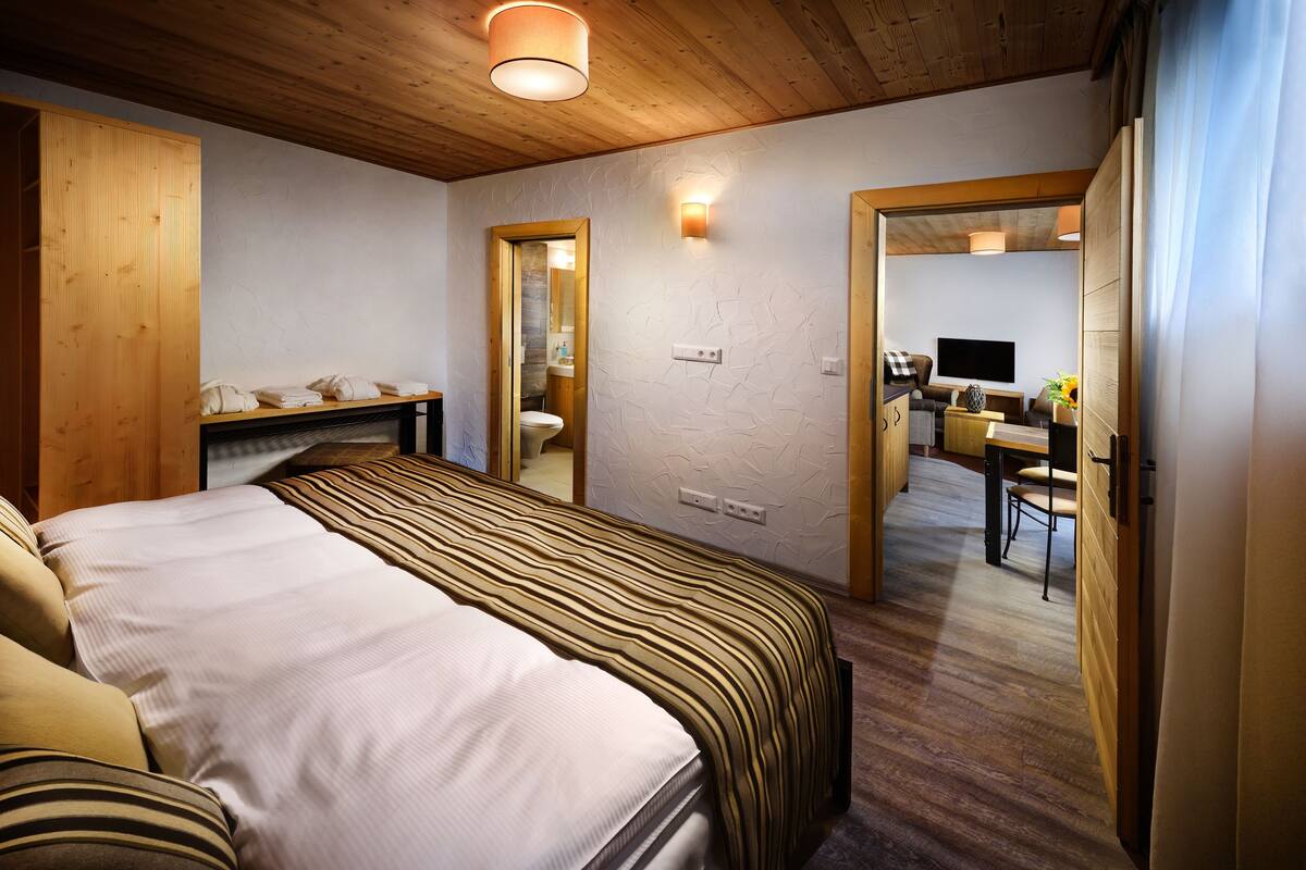 Apartment Mountain, 1 Bedroom | Hochwertige Bettwaren, Minibar, laptopgeeigneter Arbeitsplatz