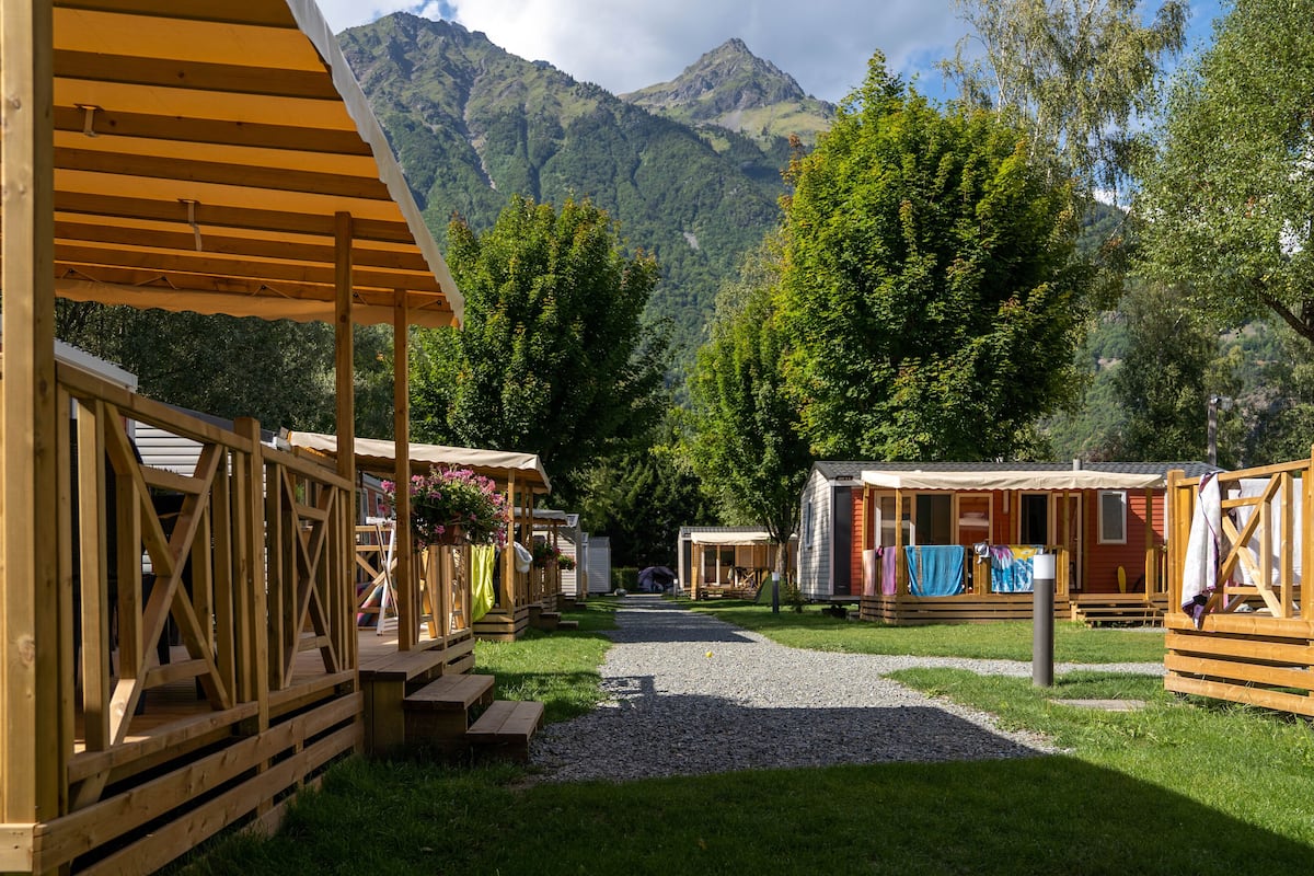Stacaravan (Laffrey) | Terras