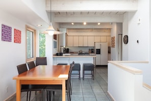 Condo, 2 Bedrooms | Private kitchen | Microwave, stovetop, dishwasher, cookware/dishes/utensils