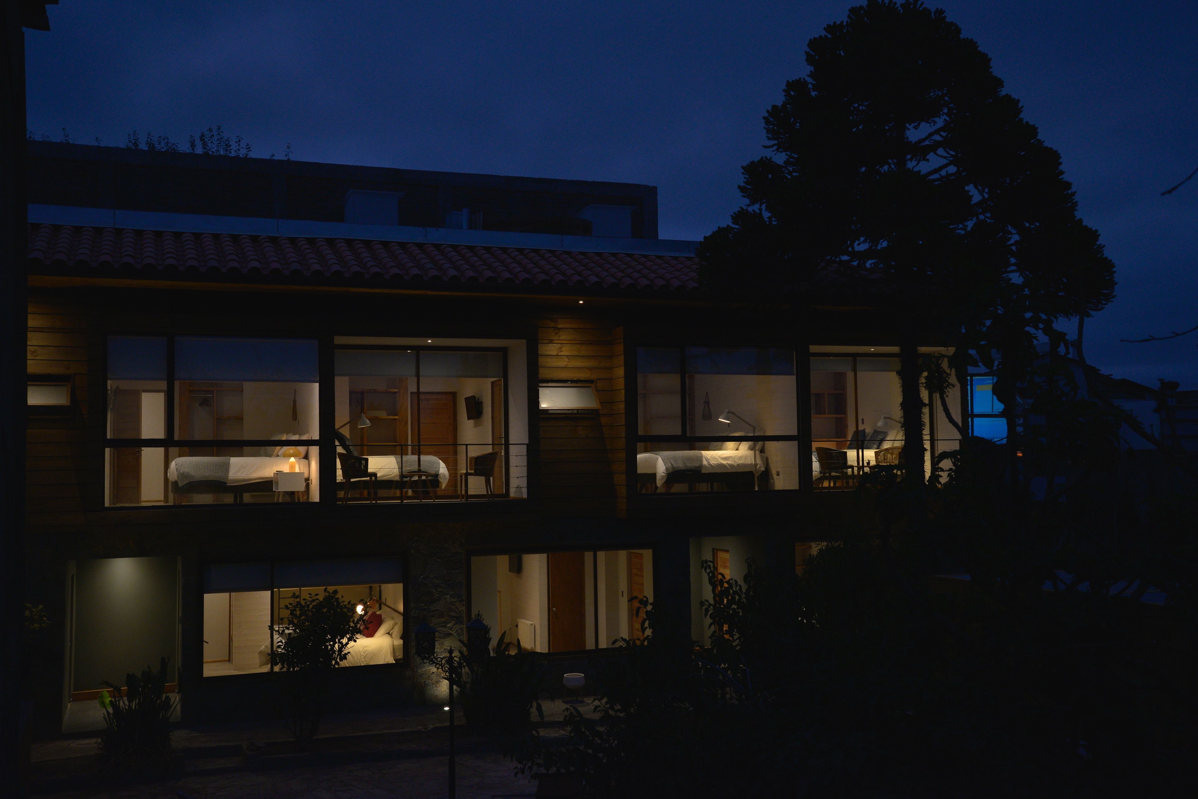 front of property – evening/night
