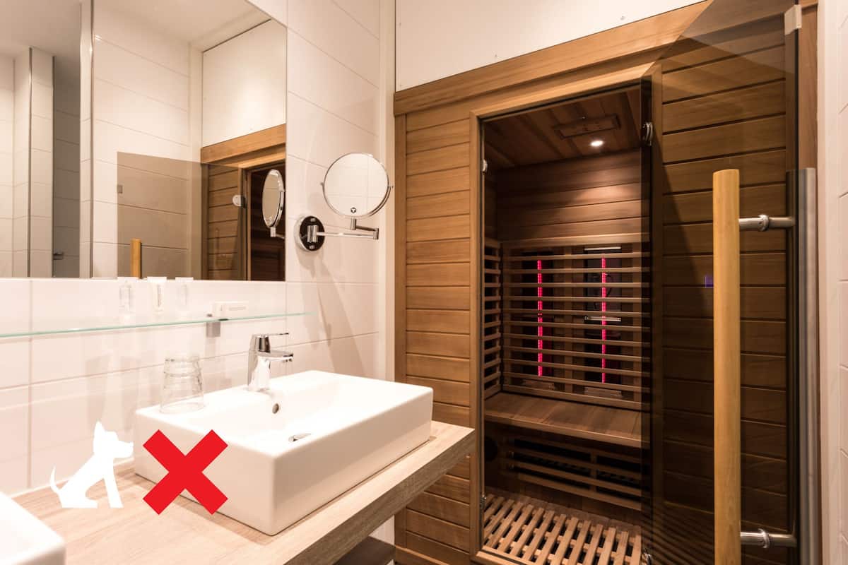 wellness suite | bathroom | shower, free toiletries, towels