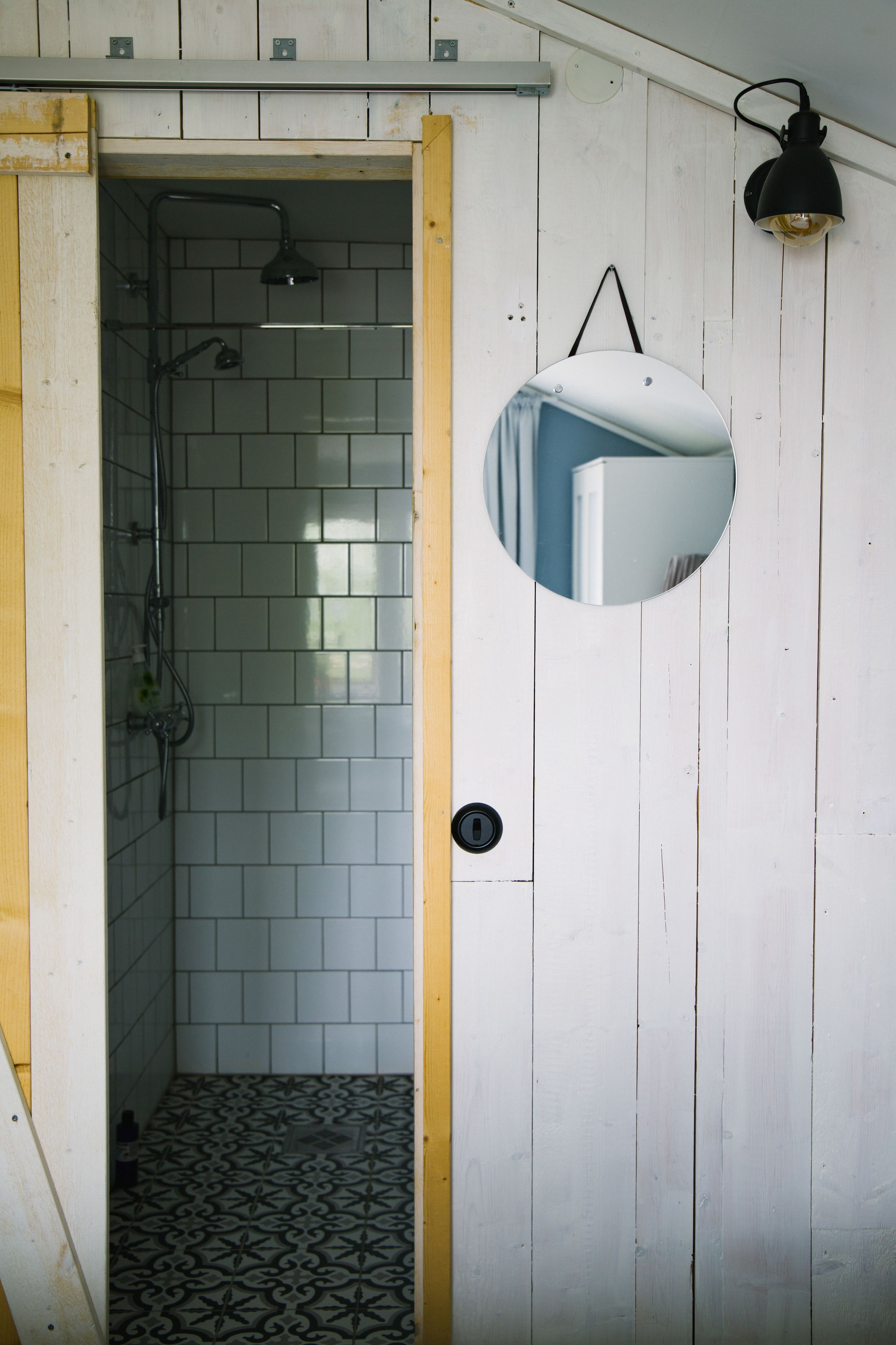 Dubbelrum - privat badrum - havsutsikt (Balcony) | Badrum | Dusch och handdukar