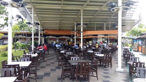 Outdoor dining - (E3) Duplex 4-Room, 3-bath, 1 Kitchen Apartment (1500 Sq ft) (Kota Kinabalu)
