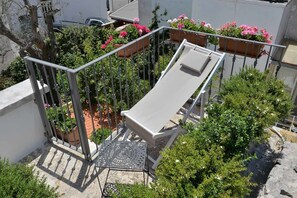 Suite Luxe, 2 chambres, baignoire à jets (Ulivo) | Terrasse/Patio