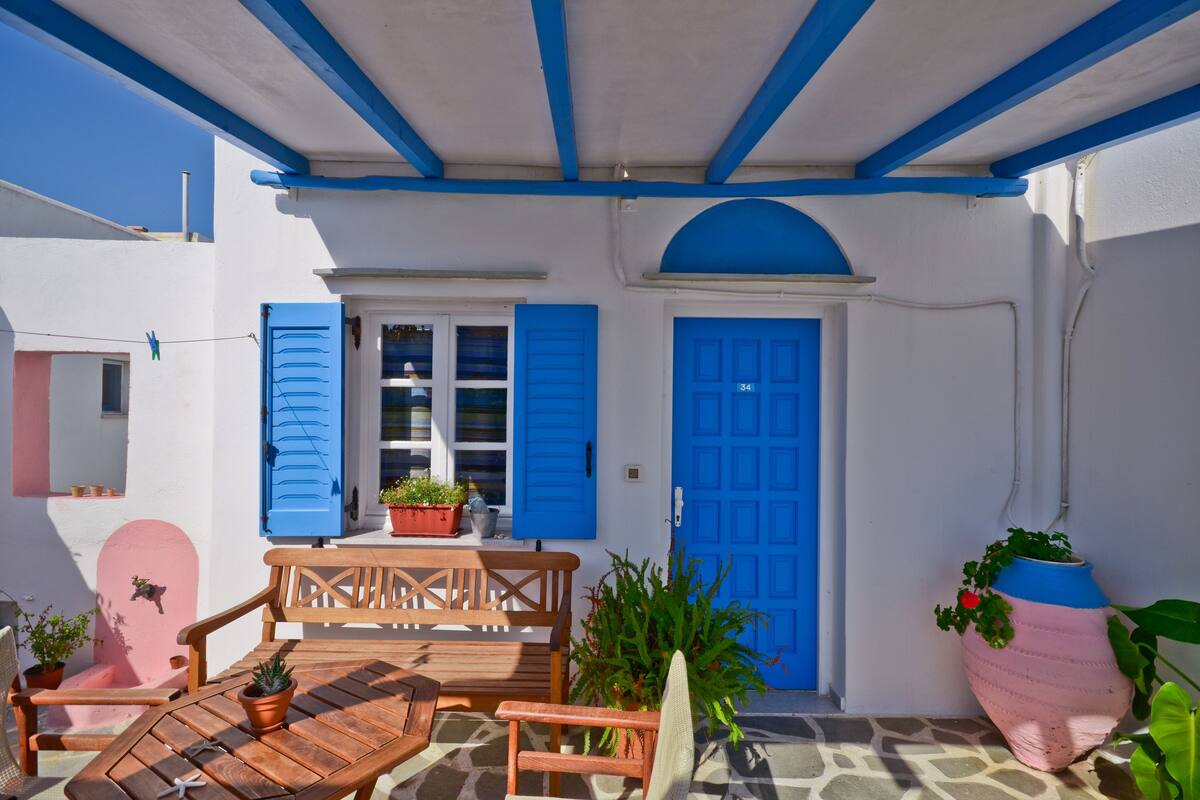 Double Room, Partial Sea View | Terrace/patio
