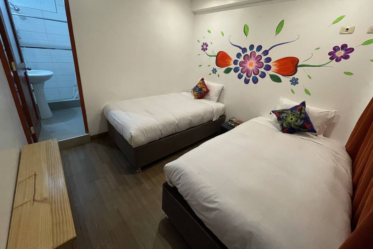 3 bedrooms, desk, blackout curtains, free WiFi