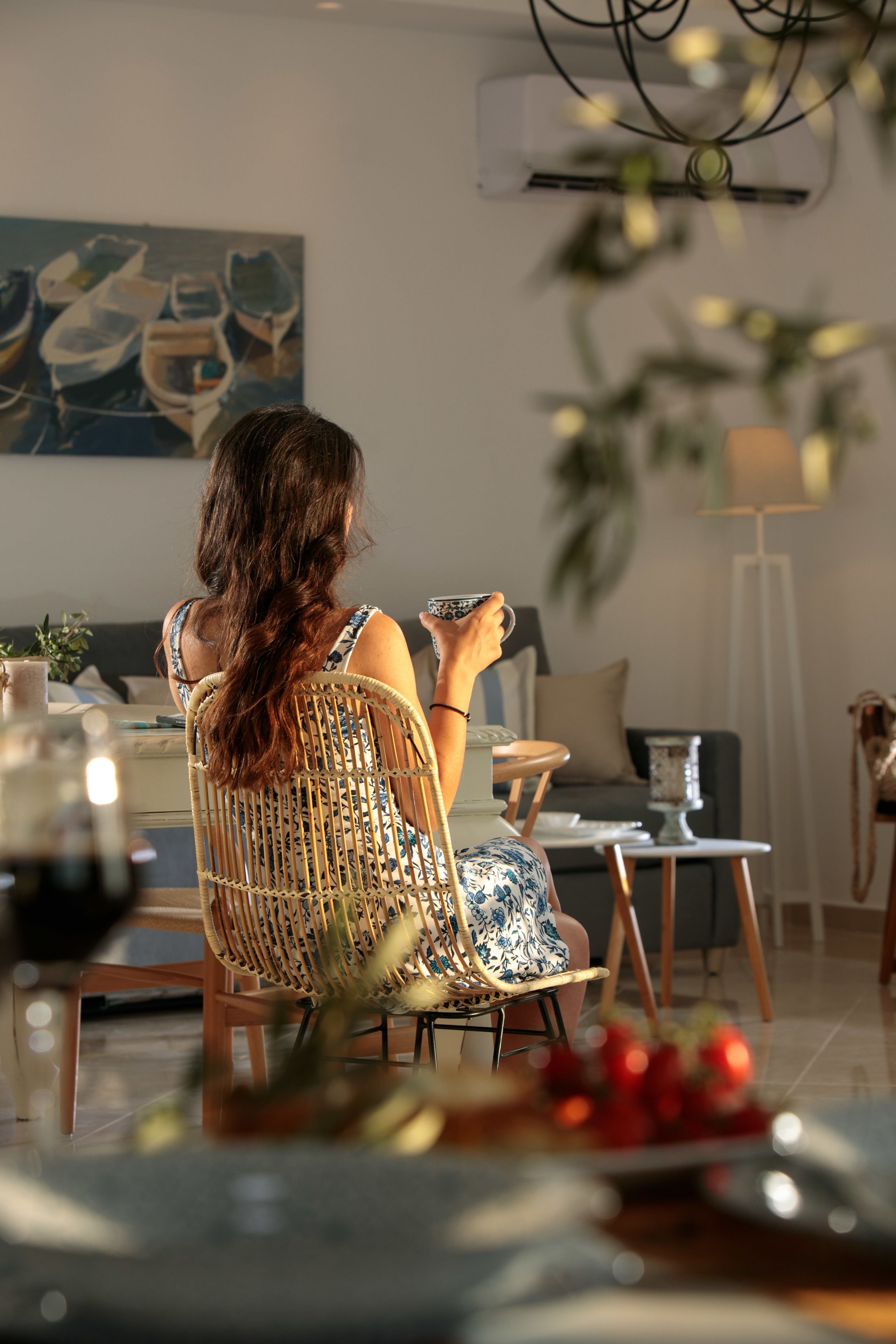 Exclusive-huvila, 3 makuuhuonetta | Oleskelualue | Taulutelevisio