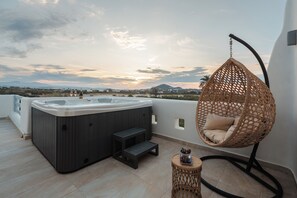 Exclusive Villa, 3 Bedrooms | Living area | Flat-screen TV - Villa Vaya (Naxos)