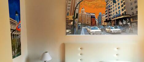 2 bedrooms, desk, soundproofing, iron/ironing board