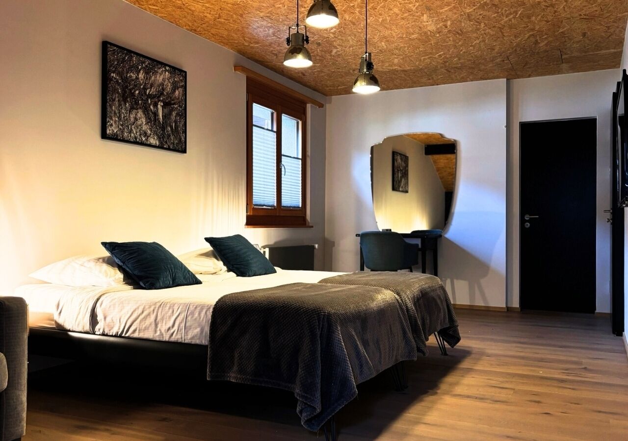 Design tweepersoonskamer, niet-roken | 1 slaapkamer, luxe beddengoed, Select Comfort-bedden