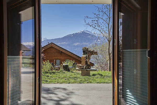 Leilighet – design, 1 kingsize-seng med sovesofa, ikke-røyk, dalutsikt | Utsikt fra rommet