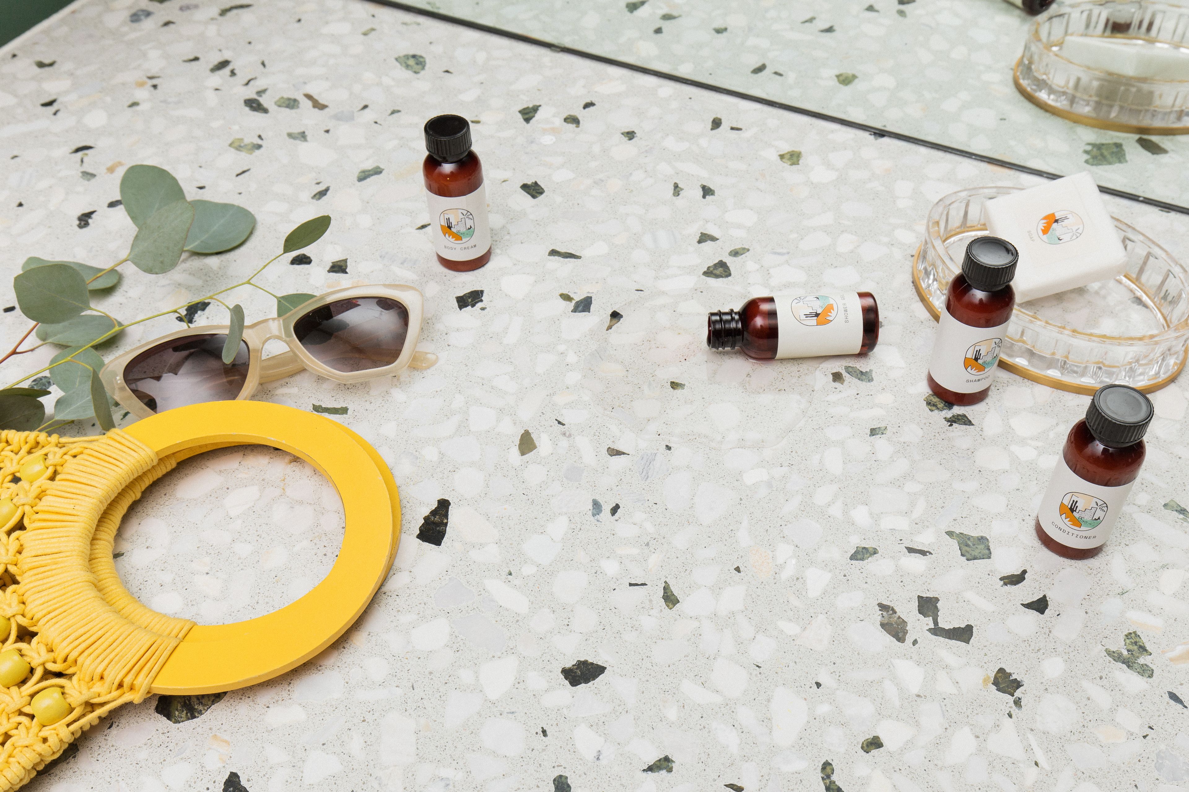 shower, rainfall showerhead, designer toiletries, hair dryer