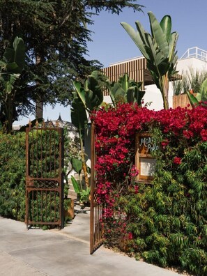 Overnatningsstedets facade