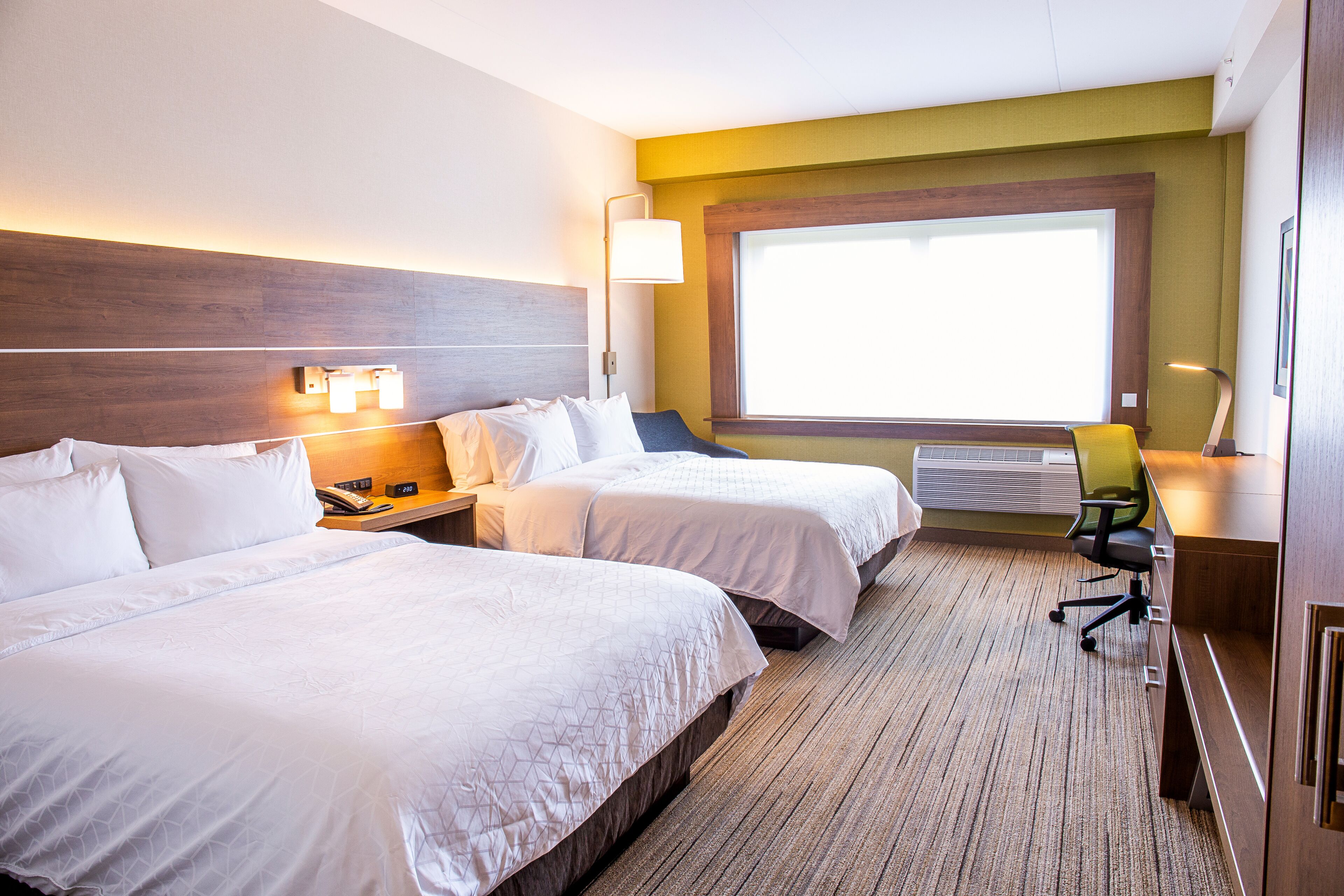 standard room, 2 queen beds, accessible (mobility, roll-in shower) | hypo-allergenic bedding, down duvets, desk, laptop workspace