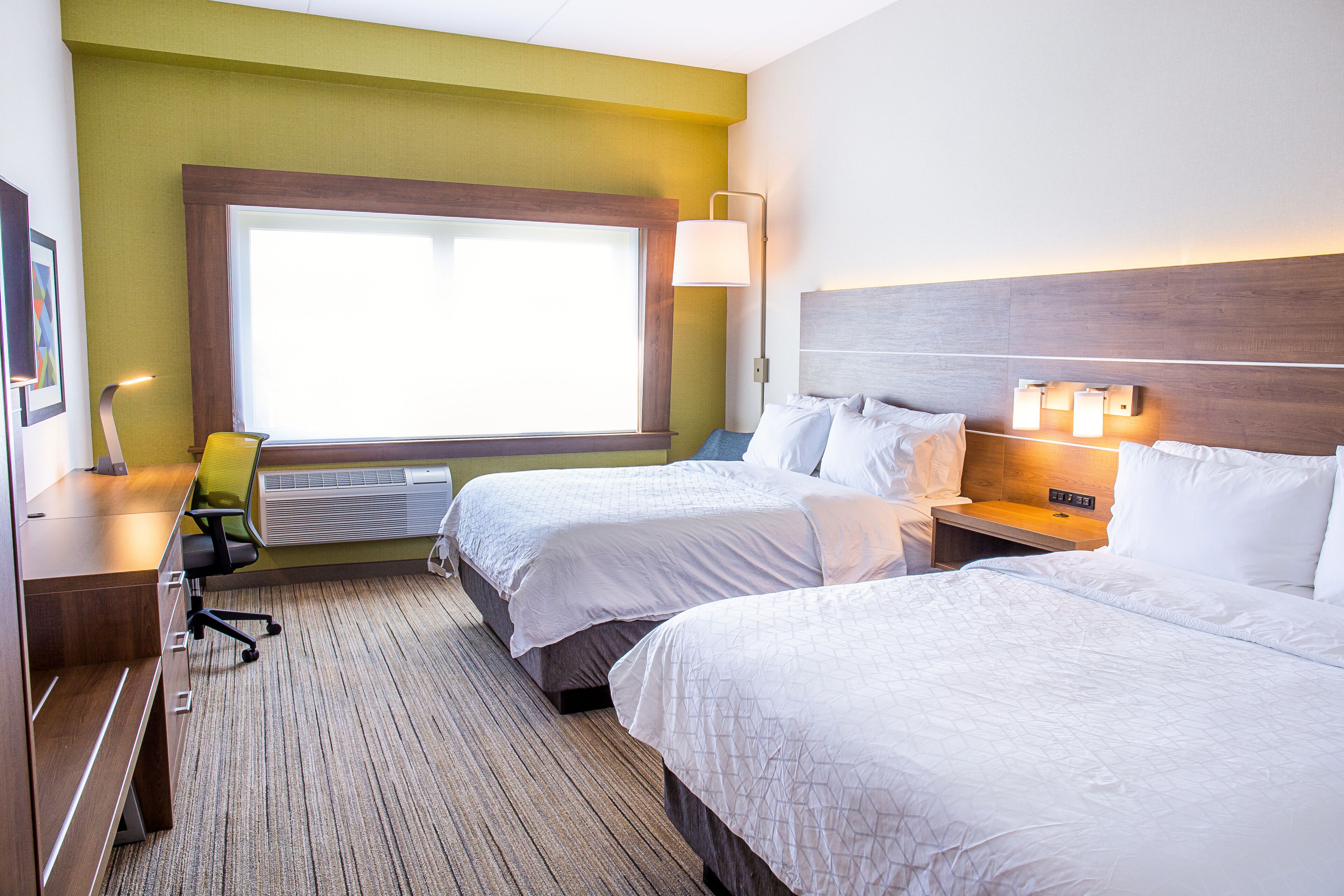 Standard Room, 2 Queen Beds | Hypo-allergenic bedding, down comforters, desk, laptop workspace