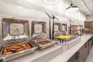 Free daily buffet breakfast