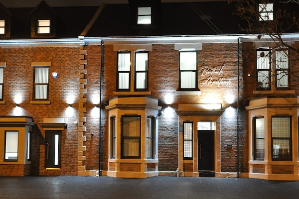 Front of property - evening/night