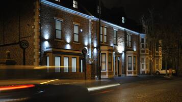 Front of property – evening/night