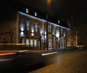 Front of property - evening/night - Bentinck Apartments (Newcastle-upon-Tyne)