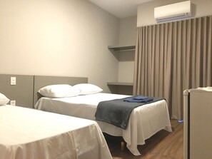 Minibar, blackout curtains, iron/ironing board, free WiFi