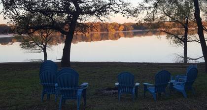Lake front hidden gem . Push the reset button. Come find your calm.Pet friendly