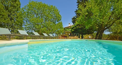 Former Ardèchoise farmhouse 12/14p 6 bdrms Private heated swimming pool not overlooked