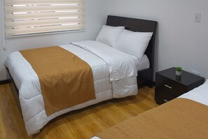 Down duvets, in-room safe, desk, blackout curtains