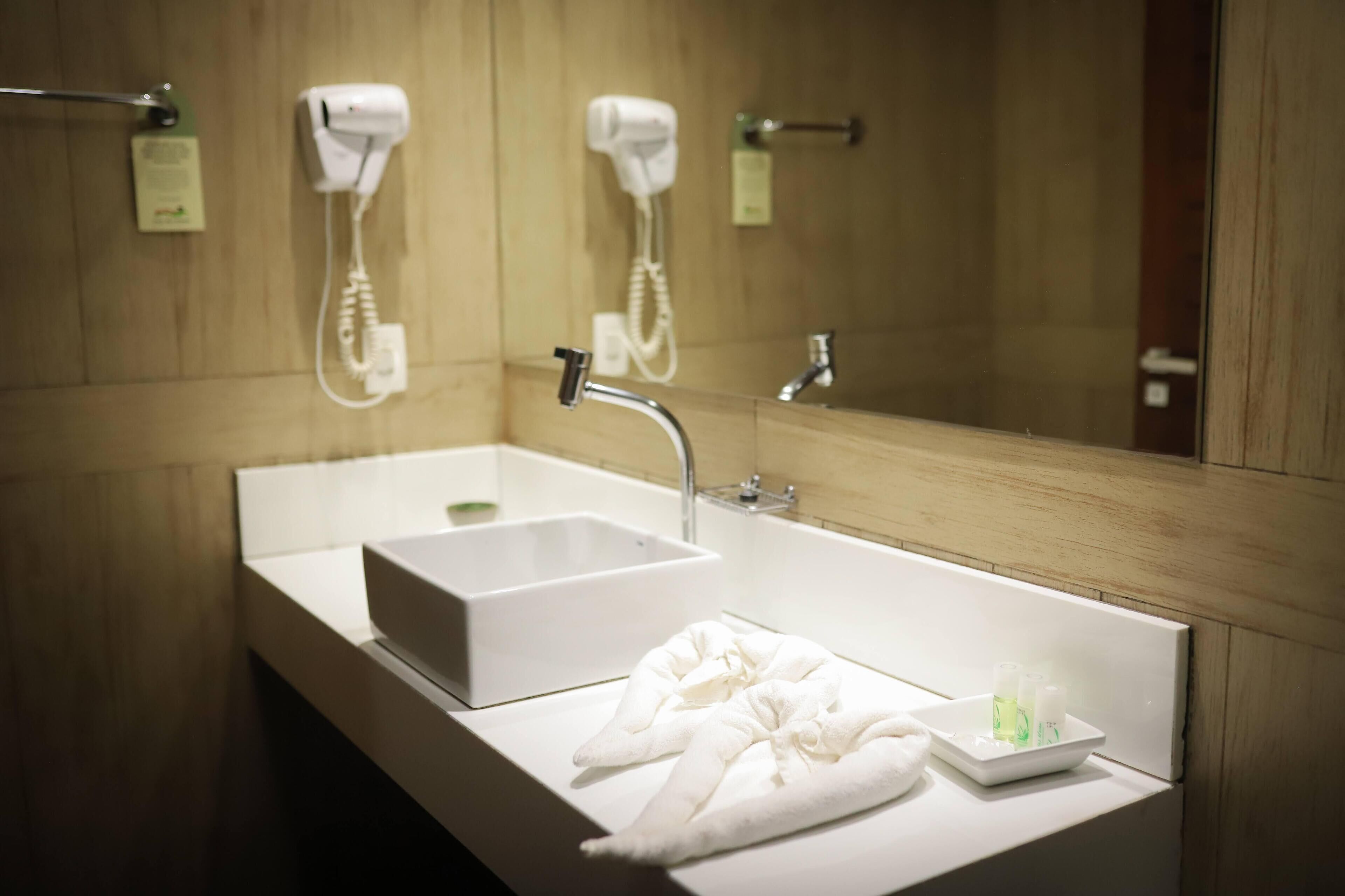 premium room, non smoking | bathroom | free toiletries, hair dryer