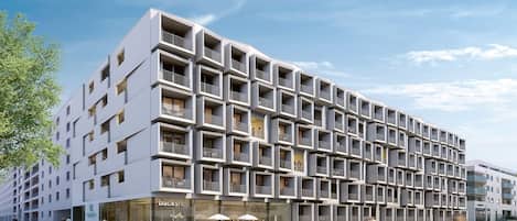 Façade de l’hébergement