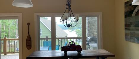 Water view from kitchen