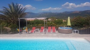 Pool - APARTMENT T3 PROCHE PINARELLO VUE AIGUILLES BAVELLA - SWIMMING POOL AND SPA (sainte-lucie de porto-vecchio)