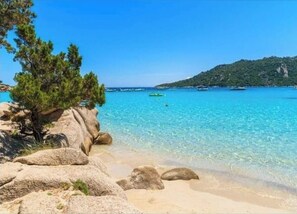 Beach nearby, sun-loungers - APARTMENT T3 PROCHE PINARELLO VUE AIGUILLES BAVELLA - SWIMMING POOL AND SPA (sainte-lucie de porto-vecchio)