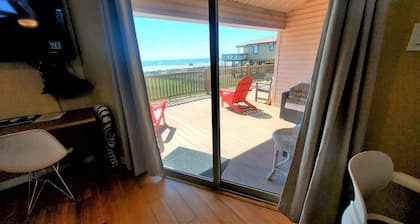 "Hermosa" - Sea Isle con vista al golfo frente al mar, piscina y perros