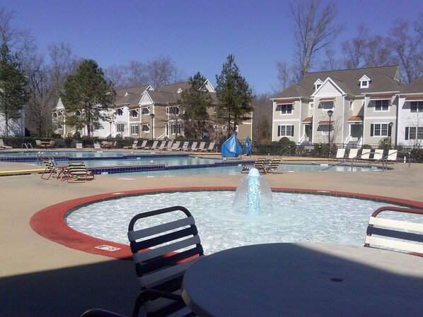Indoor pool, outdoor pool