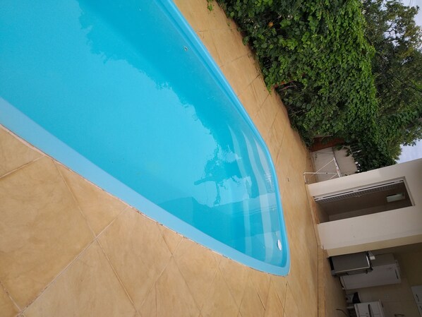 Indoor pool, outdoor pool