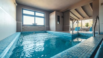 Indoor pool, a heated pool