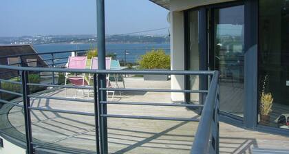 Gite rade de brest a plougastel Vue mer Ă 180