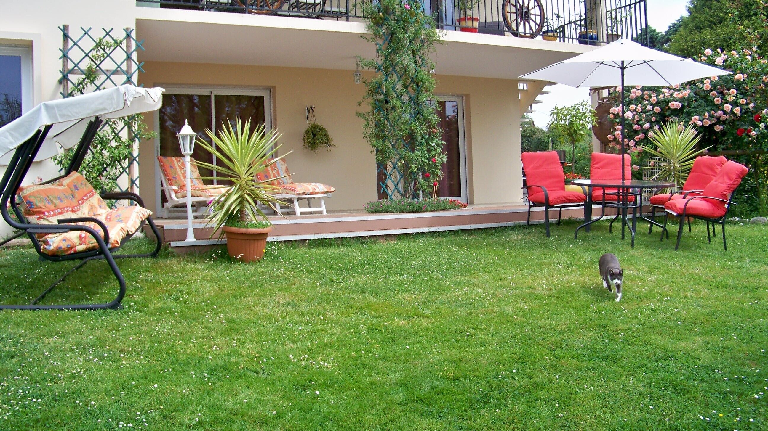 Ground floor apartment near beach between Biarritz and Capbreton with terrace